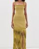 Aje Aje Ribiona Knit Dress Olive - 2