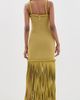 Aje Aje Ribiona Knit Dress Olive - 3