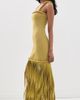 Aje Aje Ribiona Knit Dress Olive - 4