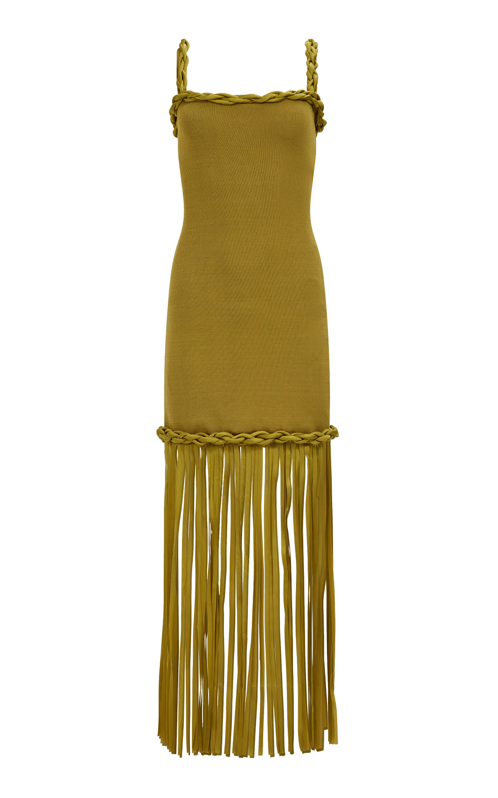 Aje Aje Ribiona Knitted Midi Dress