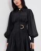 Aje Aje Rosanna Mini Shirt Dress Black - 3