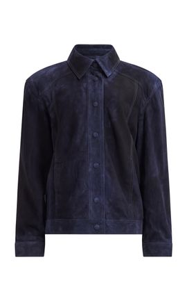 Aje Aje Varleta Suede Leather Jacket