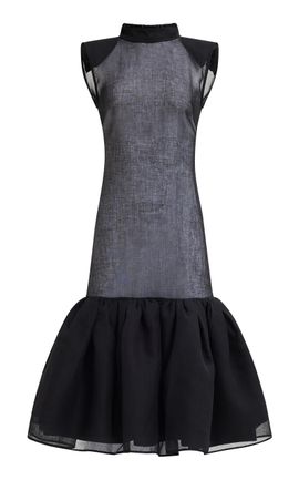 Aje Aje Zinnia Sheer Midi Dress