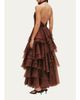 Aje Fayette Strapless Asymmetric Tiered-Ruffle Gown - 3