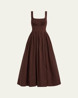 white christmas dresses Aje ‘Behold’ Maxi in Cobalt main image 0