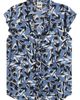 AK ANNE KLEIN AK ANNE KLEIN Abstract Floral V-Neck Button-Up Knit Top - 5