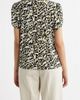 AK ANNE KLEIN AK ANNE KLEIN Animal Spot Tulip Sleeve Top - 2