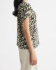 AK ANNE KLEIN AK ANNE KLEIN Animal Spot Tulip Sleeve Top - 3