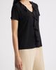 AK ANNE KLEIN AK ANNE KLEIN Cascade Ruffle Front Top - 3
