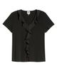 AK ANNE KLEIN AK ANNE KLEIN Cascade Ruffle Front Top - 5