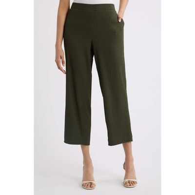 AK ANNE KLEIN AK ANNE KLEIN Crinkle Ankle Wide Leg Pants