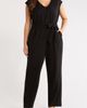 AK ANNE KLEIN AK ANNE KLEIN Dot Tie Waist Crop Jumpsuit - 1
