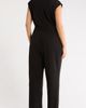 AK ANNE KLEIN AK ANNE KLEIN Dot Tie Waist Crop Jumpsuit - 2