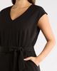 AK ANNE KLEIN AK ANNE KLEIN Dot Tie Waist Crop Jumpsuit - 4
