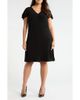 AK ANNE KLEIN AK ANNE KLEIN Double Flutter Sleeve A-Line Dress - 1
