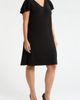 AK ANNE KLEIN AK ANNE KLEIN Double Flutter Sleeve A-Line Dress - 3