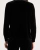 AK ANNE KLEIN AK ANNE KLEIN Embellished Button Velvet Top - 2
