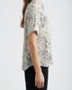 AK ANNE KLEIN AK ANNE KLEIN Fleck Print Short Sleeve Button-Up Shirt - 3