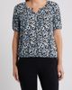 AK ANNE KLEIN AK ANNE KLEIN Floral Peasant Top - 1