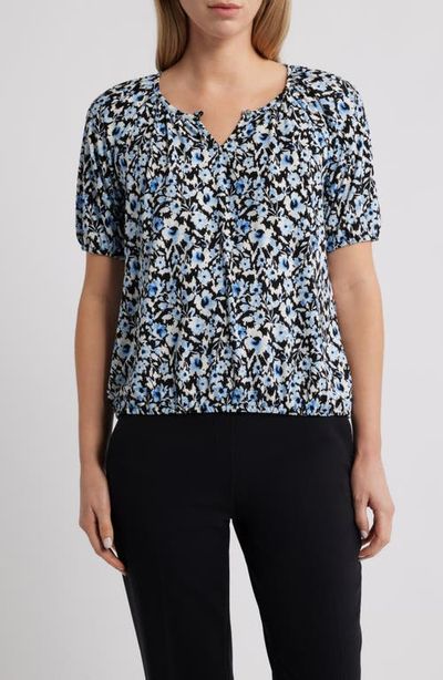 AK ANNE KLEIN AK ANNE KLEIN Floral Peasant Top