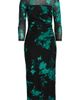 AK ANNE KLEIN AK ANNE KLEIN Floral Print Mesh Midi Dress - 5