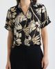 AK ANNE KLEIN AK ANNE KLEIN Floral Print Short Sleeve Button-Up Shirt - 1