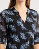 AK ANNE KLEIN AK ANNE KLEIN Floral Ruffle Sleeve Top - 4