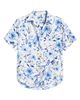 AK ANNE KLEIN AK ANNE KLEIN Floral Short Sleeve Button-Up Top - 4