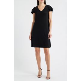 AK ANNE KLEIN AK ANNE KLEIN Flutter Sleeve Shift Minidress