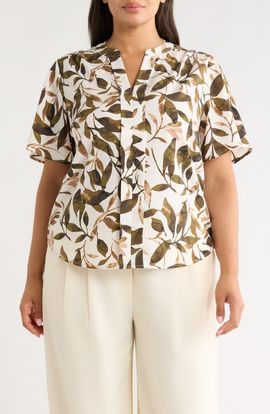 AK ANNE KLEIN AK ANNE KLEIN Flutter Sleeve Top