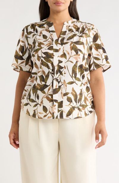 AK ANNE KLEIN AK ANNE KLEIN Flutter Sleeve Top
