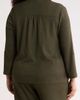 AK ANNE KLEIN AK ANNE KLEIN Half Placket Roll Tab Top - 2