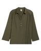 AK ANNE KLEIN AK ANNE KLEIN Half Placket Roll Tab Top - 5