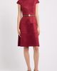 AK ANNE KLEIN AK ANNE KLEIN Heritage Faux Suede Midi Dress - 1
