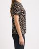 AK ANNE KLEIN AK ANNE KLEIN Leopard Print Puff Shoulder Top - 3