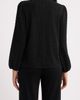 AK ANNE KLEIN AK ANNE KLEIN Metallic Houndstooth Puff Shoulder Top - 2