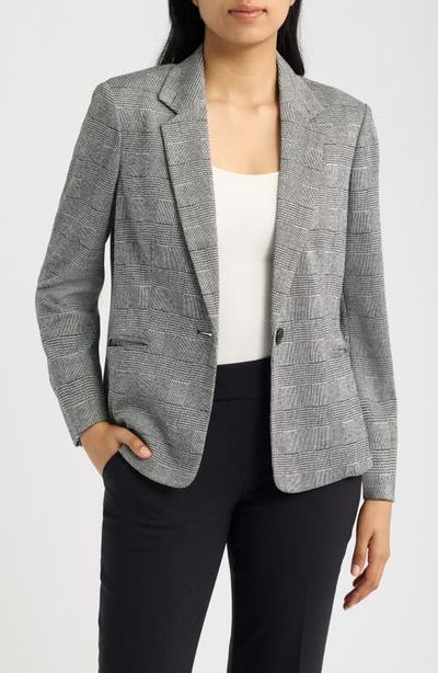 AK ANNE KLEIN AK ANNE KLEIN One-Button Blazer