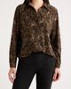 AK ANNE KLEIN AK ANNE KLEIN Paisley Jersey Button Down Shirt - 1