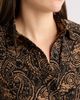 AK ANNE KLEIN AK ANNE KLEIN Paisley Jersey Button Down Shirt - 4