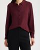 AK ANNE KLEIN AK ANNE KLEIN Petite Long Sleeve Clean Front Shirt - 1