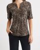 AK ANNE KLEIN AK ANNE KLEIN Print Roll Tab Top - 1
