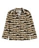 AK ANNE KLEIN AK ANNE KLEIN Print Three-Quarter Sleeve Button-Down Shirt - 5