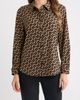 AK ANNE KLEIN AK ANNE KLEIN Printed Clean Front Shirt - 1