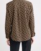 AK ANNE KLEIN AK ANNE KLEIN Printed Clean Front Shirt - 2