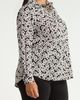 AK ANNE KLEIN AK ANNE KLEIN Printed Utility Shirt - 3