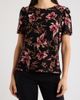AK ANNE KLEIN AK ANNE KLEIN Puff-Shoulder Round-Neck Top - 1