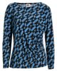 AK ANNE KLEIN AK ANNE KLEIN Ruched Rivet Long Sleeve Jersey Top - 5