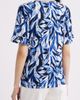 AK ANNE KLEIN AK ANNE KLEIN Ruffle Accent Short Sleeve Button-Up Shirt - 2