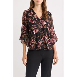 AK ANNE KLEIN AK ANNE KLEIN Ruffle Sleeve Top