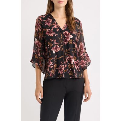 AK ANNE KLEIN AK ANNE KLEIN Ruffle Sleeve Top